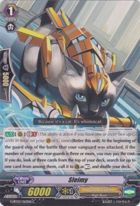 Cardfight!! Vanguard TCG - Sleimy (G-BT03/063EN) - G Booster Set 3: Sovereign Star Dragon