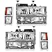 Partsam Headlight Assembly for Chevrolet GMC 1994 1995 1996 1997 1998 Chevy c1500 c2500 c3500 k1500 k2500 k3500 Tahoe Suburban Silverado Pickup Driver and Passenger Side Chrome Housing Amber Reflector