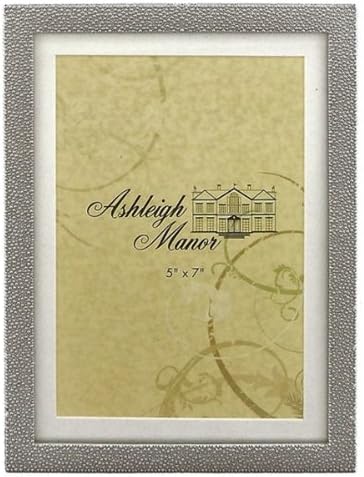 NEW! 5X7 ASHLEIGH MANOR SPARKLE SILVER DECORATIVE PHOTO FRAME- 7355-03-57
