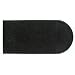 Andersen 272 Waterhog Grand Classic Polypropylene Fiber Half Oval Entrance Indoor/Outdoor Floor Mat, SBR Rubber Backing, 1.8' Length x 3' Width, 1/4" Thick, Charcoal