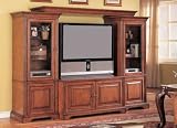 New All Wood Plasma LCD TV Entertainment Center, Item#F4478
