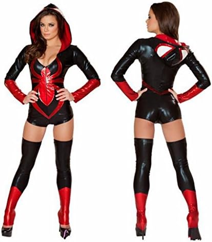 Totoer Spider-Girl Deluxe Bodysuit Womens Adult Costume