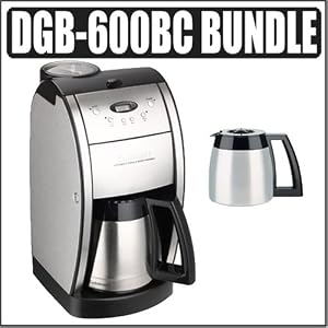 Cuisinart DGB-600BC Grind and Brew Coffee Maker (Brushed Chrome) w  DGB-600RC Thermal... by Cuisinart