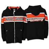 Harley Davidson Toddlers Full Zip Racing Hooded Fl