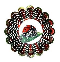 Kaleidoscope Lady Bug Wind Spinner