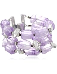 Kenneth Cole New York "Shards" Faceted Bead 3 Row Bracelet, 7.5"