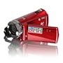Besteker HDMI 720p 3.0 TFT LCD Rotation Digital Video Camcorder 16X Zoom Camera DV Video Recorder Max 16.0 Mega Pixels + Safety Tether,Red