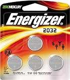 Energizer Cr2032 3 Volt Lithium Coin Battery, 4 Count "Original Red and Back Packaging 4 On a Card As Pictured"
