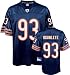 Adewale Ogunleye Jersey: Reebok Navy Replica #93 Chicago Bears Jersey - X-Large