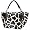 Brown Giraffe Designer Inspired Animal Print Handbag Purse Bag Tote