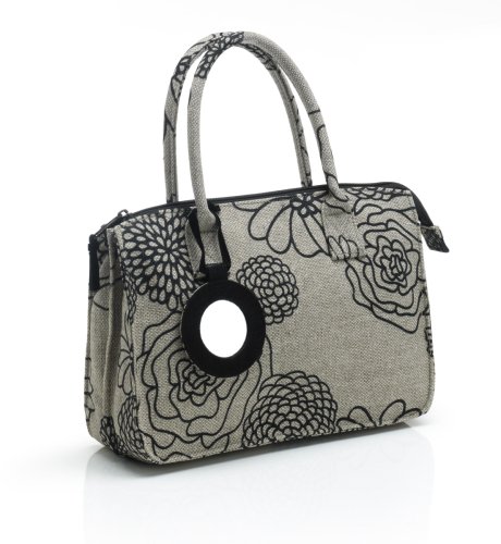 Modern Floral Print Vanity Handbag