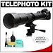 Rokinon 650-1300mm f/8-16 Telephoto Zoom Lens with 2x Teleconverter (=650-2600mm) for Nikon D40, D60, D3000, D3100, D5000, D5100, D7000, D300s, D3 & D3s Digital SLR Cameras image 1