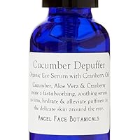 Cucumber Depuffer Eye Serum wth Anti-Oxidant Rich Cranberry Oil - Organic
