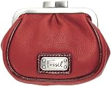 Fossil Wallets - Solid Frame Coin (Color: Red)