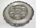 Round Pewter Seder Plate