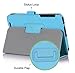 ASUS MeMo Pad 7 ME 176CX Case Cover, FYY Premium Soft Folio Leather Case for ASUS MeMo Pad 7 ME 176CX Cyan (With Auto Wake/Sleep Feature)