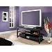 Bush Furniture Universal Large TV Stand, High Gloss Black