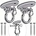 Besthouse Set of 2 Permanent Antirust Stainless Steel 304 Heavy Duty Swing Hangers with 4 Lag Screws 2000LB Capacity, 180Â° Swing, Yoga Hammock Chair Sandbag, Swing Sets