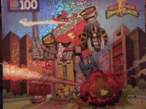 Detail image Mighty Morphin Power Rangers 100 Piece Puzzle