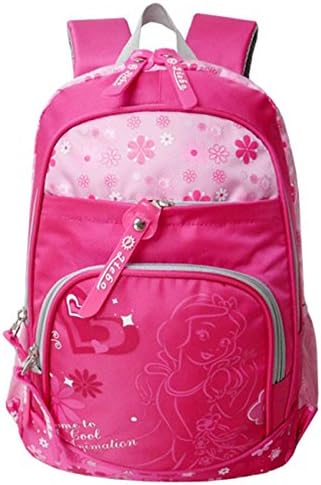 The Light Pure Color Girls Students Shoulders Backpack