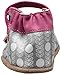 Robeez Becca Mary Jane Soft Sole Crib Shoe (Infant), Grey, 6-12 Months M US