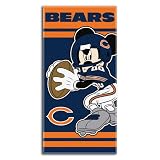 BSS - Chicago Bears NFL Mickey QB Beach Towel (30in x 60in)