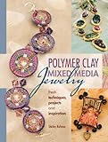 Polymer clay mixed media jewelry