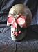 Skull With Red Light: Over Life-Size by All Hallow's Eve