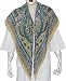 Silk Scarves Hand Painted Square 44 x 44 inches (sqsrf075)