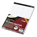 Ampad Gold Fibre Writing Pads, Legal/Wide Rule, Letter Size, White, Four 50-Sheet Pads per Pack (20-031)