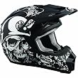 MSR Racing Assault Metal Mulisha Youth Boys MX Motorcycle Helmet - Black