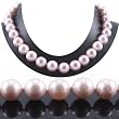 Single Strand 18 Inch 12MM Pink Shell Pearl Necklace