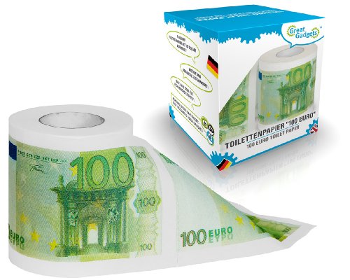 GreatGadgets 1815 Toilettenpapier "100 Euro"