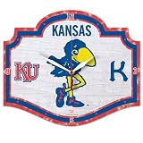 Wincraft Kansas Jayhawks College Vault High Definition Clock