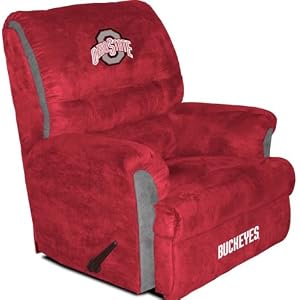 Buy Ohio State Buckeyes NCAA Team Logo Furniture - Big Daddy Recliner By Baseline