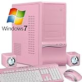 Girlie-PC [184414] - Traum-PC in Pink! - Intel i3-2100 Dualcore (2x 3100MHz) | 8GB DDR3-1333 | 1000 GB SATA2 Festplatte | ATI Radeon HD6570 1024MB, HDMI + DVI (DirectX11+Bluray3D) | DVD-RW | ASUS P8H61-M LE/USB3 (B3) rev3.0 | USB3.0 | 6-Kanal-Sound | GigabitLAN | Maus+Tastatur+Lautsprecher in pink | 400W Netzteil | Microsoft Windows 7 Home Premium 64-Bit