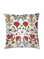 Savage Funda De Cojín Etnic Flowers (Naranja/Blanco)