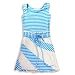 Bianni - Girls Knit Striped Sleeveless Dress, Blue, White