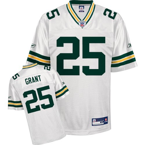 Reebok Ryan Grant Green Bay Packers Replica Jersey - White (XX-Large)