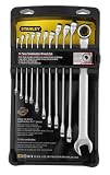 51b3ID3OkkL. SL160  Stanley 87 248 11 Piece Satin Finish SAE Long Combination Wrench Set