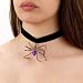 Spider Choker (Purple) Size One Size