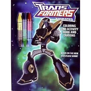 Transformers Animated: Coloring and Activity Book and Crayons [With 3 Double-Sided Crayons] [COLOR BK-TRANSFORMERS ANIMATED]