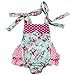DQdq Baby Girls' Cotton Ruffles Romper Summer Dresses with Headband