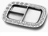 Wilton Armetale Reggae Small Rectangular Tray with Dividers