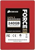 Corsair Force Series GS 240GB SATA III/6G SATA 6.0 Gb-s 2.5-Inch Solid State Drive, Red (CSSD-F240GBGS-BK)