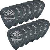Bass Guitars item: Dunlop Tortex Pitch Black Standard Guitar Picks 1 Dozen, 1.0Mm