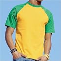 Fruit of the Loom Baseball T-Shirt (7 Colours)