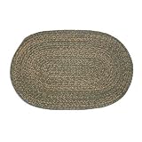 Oval Braided Rug : Melissa Blend Solid Oval Braided Rug : Melissa Blend Solid