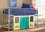 Hillsdale 1178-LoftBedSet Universal Youth Junior Loft Bed Set