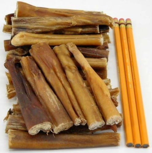 ValueBull Bully Sticks for Dogs, Medium 4 Inch, 100 Count - All Natural Dog Treats, 100% Beef Pizzle, Single Ingredient Rawhide Alternative, Free Range, Grass Fed, Fully Digestible